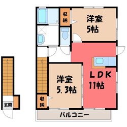 CASSINAの物件間取画像